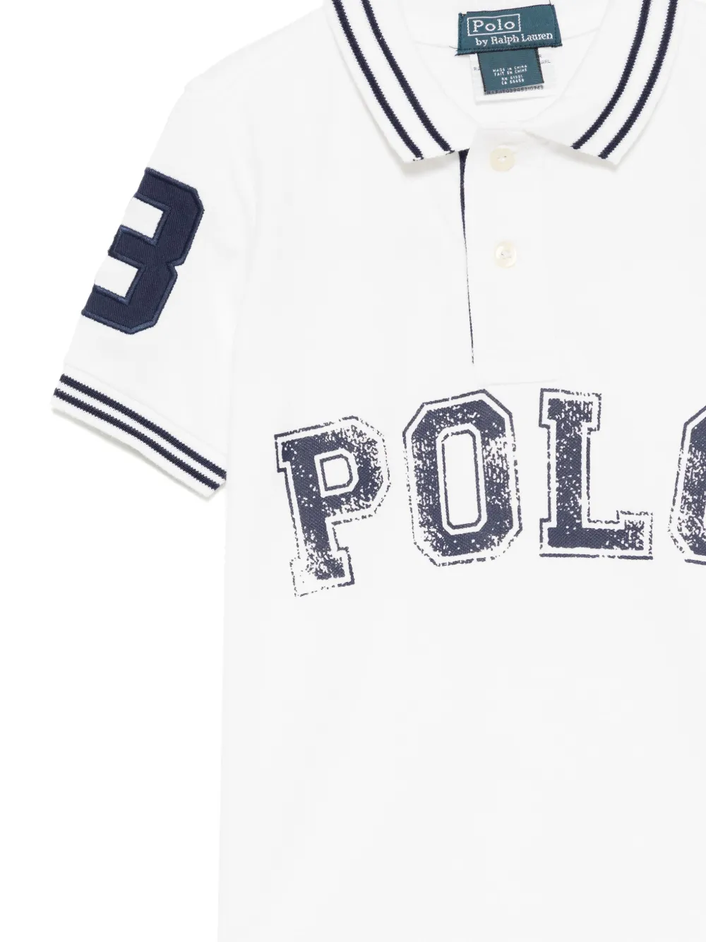 POLO RALPH LAUREN KIDS Poloshirt met logoprint Wit