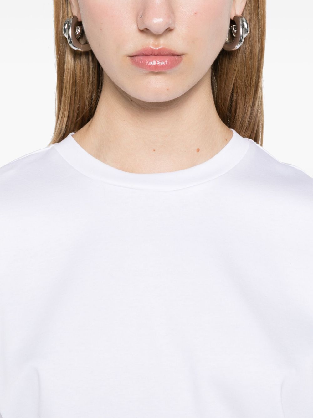 Shop Calvin Klein Cotton T-shirt In White