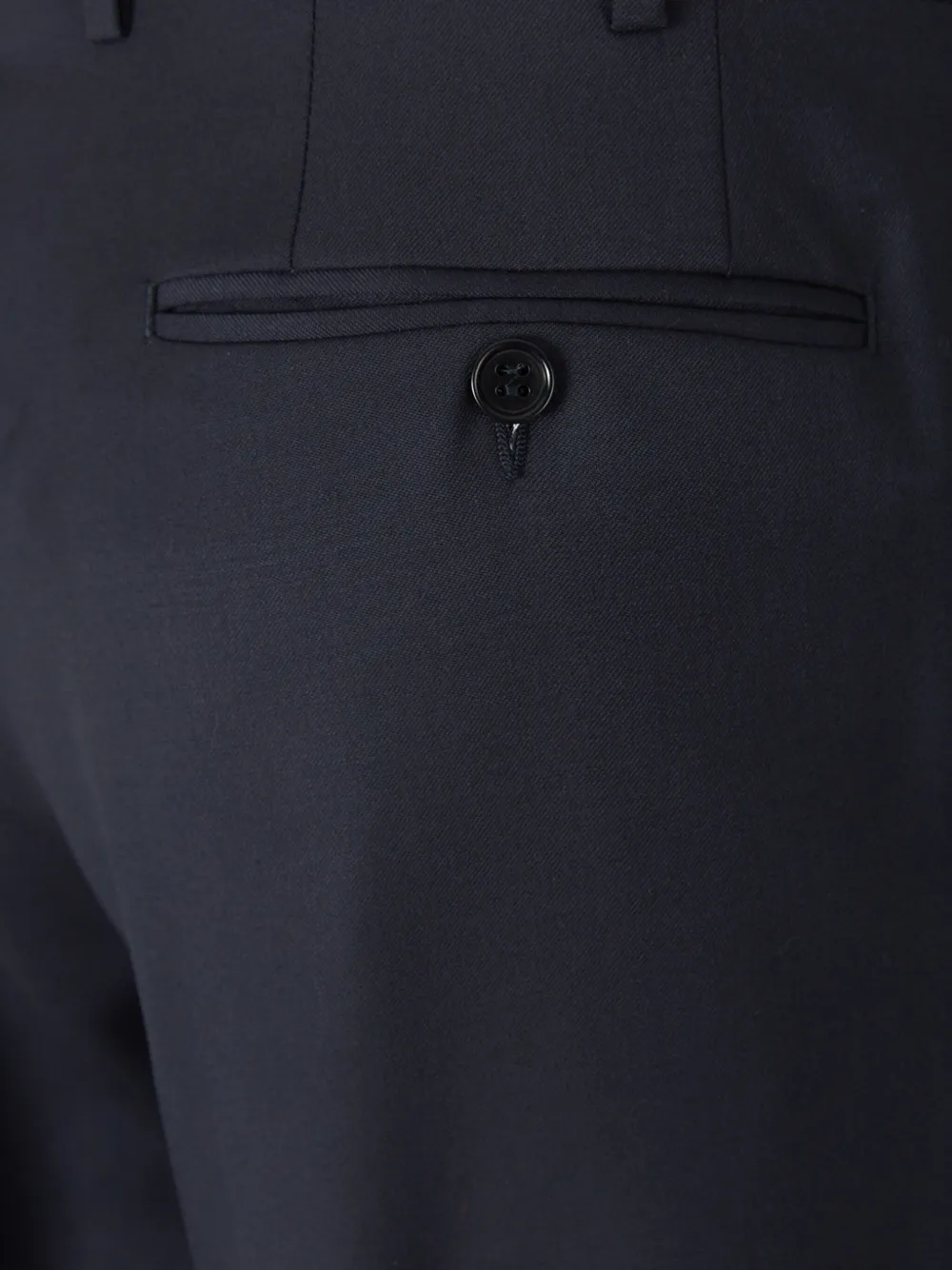 Canali Wollen broek Blauw