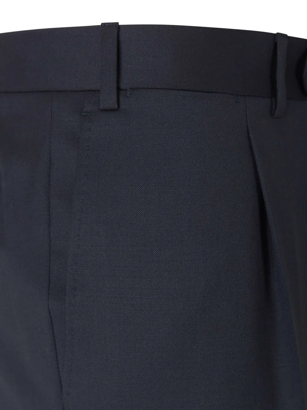 Canali Wollen broek Blauw