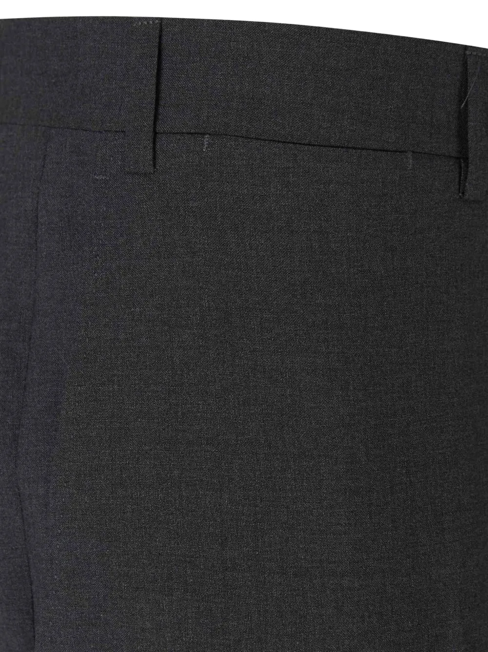 Canali Wool Tailored Trousers In Grey