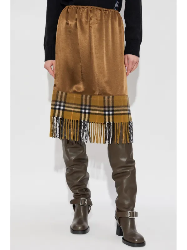 【関税＆送料込み】Burberry Check Scarf Skirt 3E17EAFD-4484-41D0-AB1A-