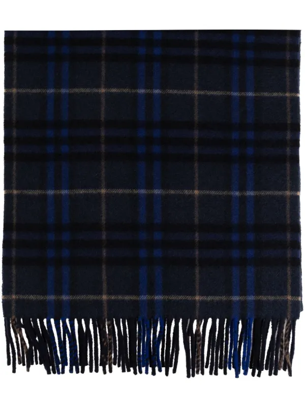 Burberry Kasjmier Sjaal | Blauw | FARFETCH NL