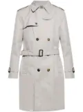 Burberry double-breasted belted trench coat - Grey