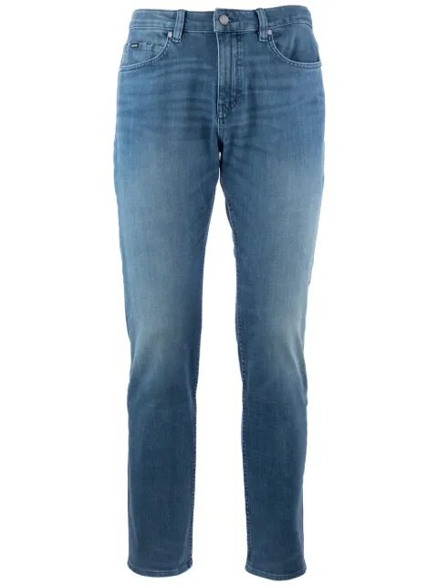 BOSS washed-effect jeans