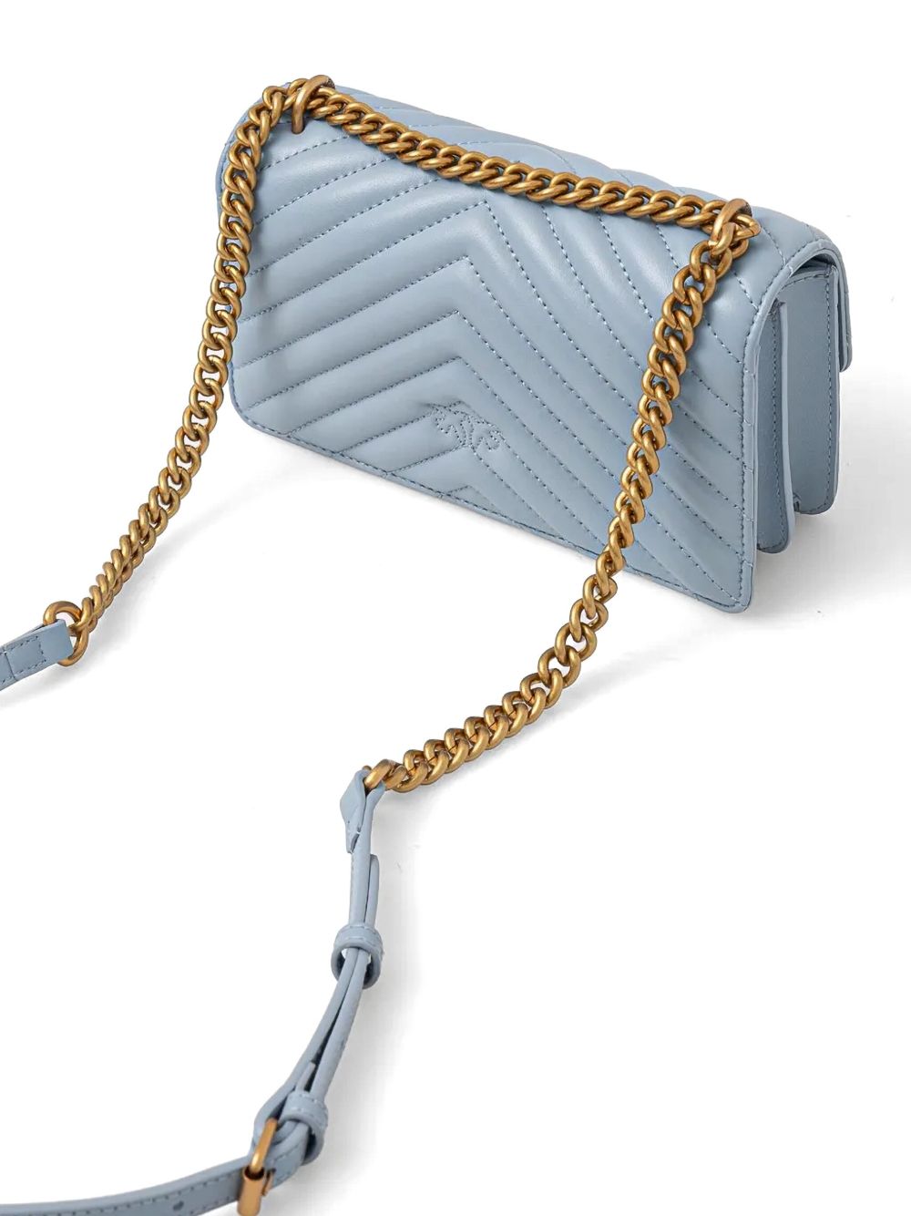 PINKO mini Love One cross body bag - Blauw