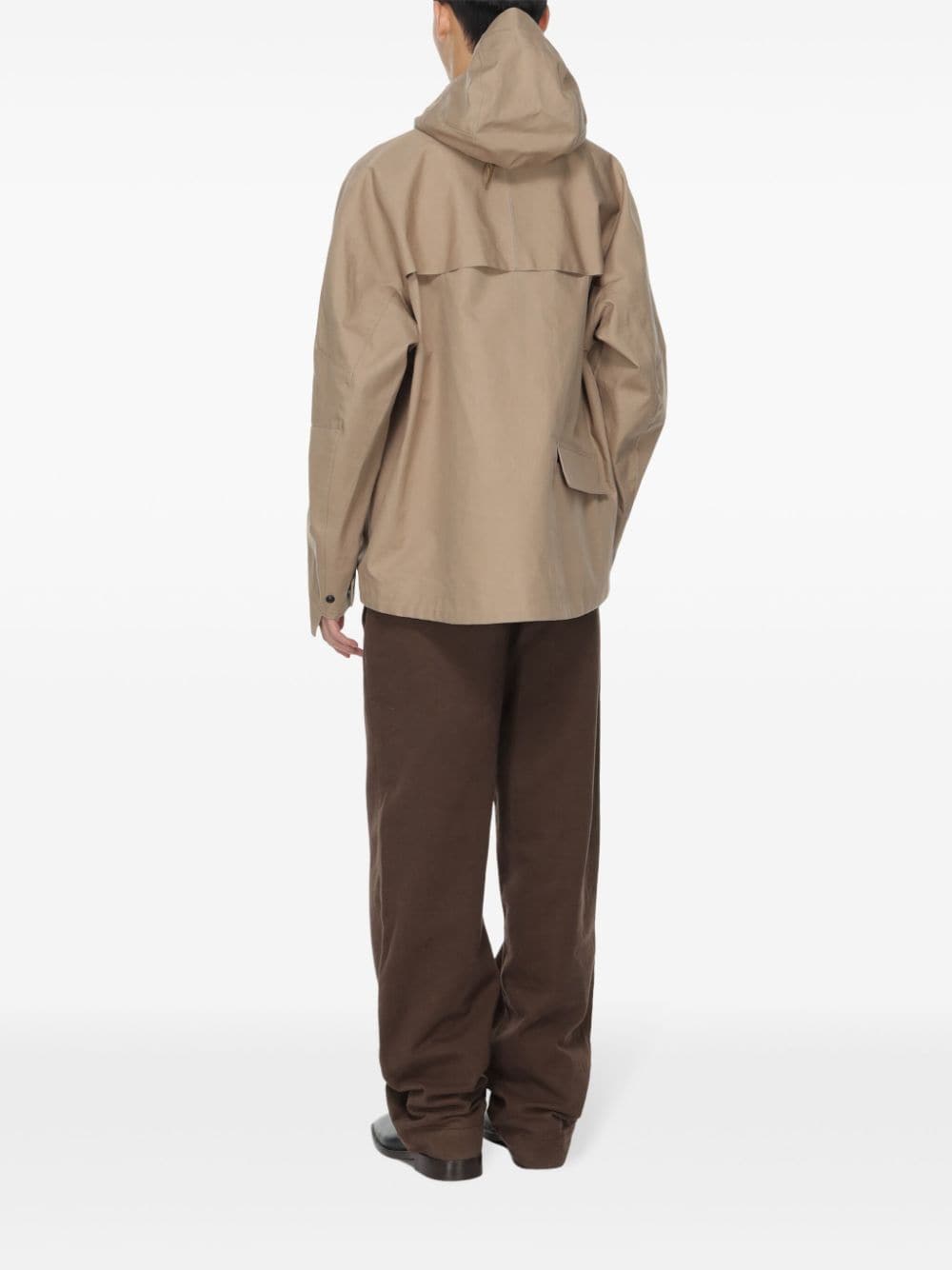 Shop Lemaire Soft Technical Jacket In 中性色