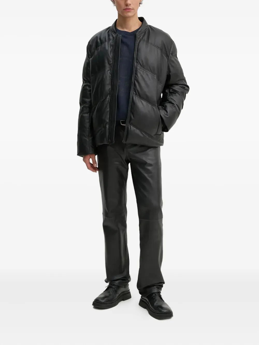 Zadig&Voltaire Leren jack Zwart
