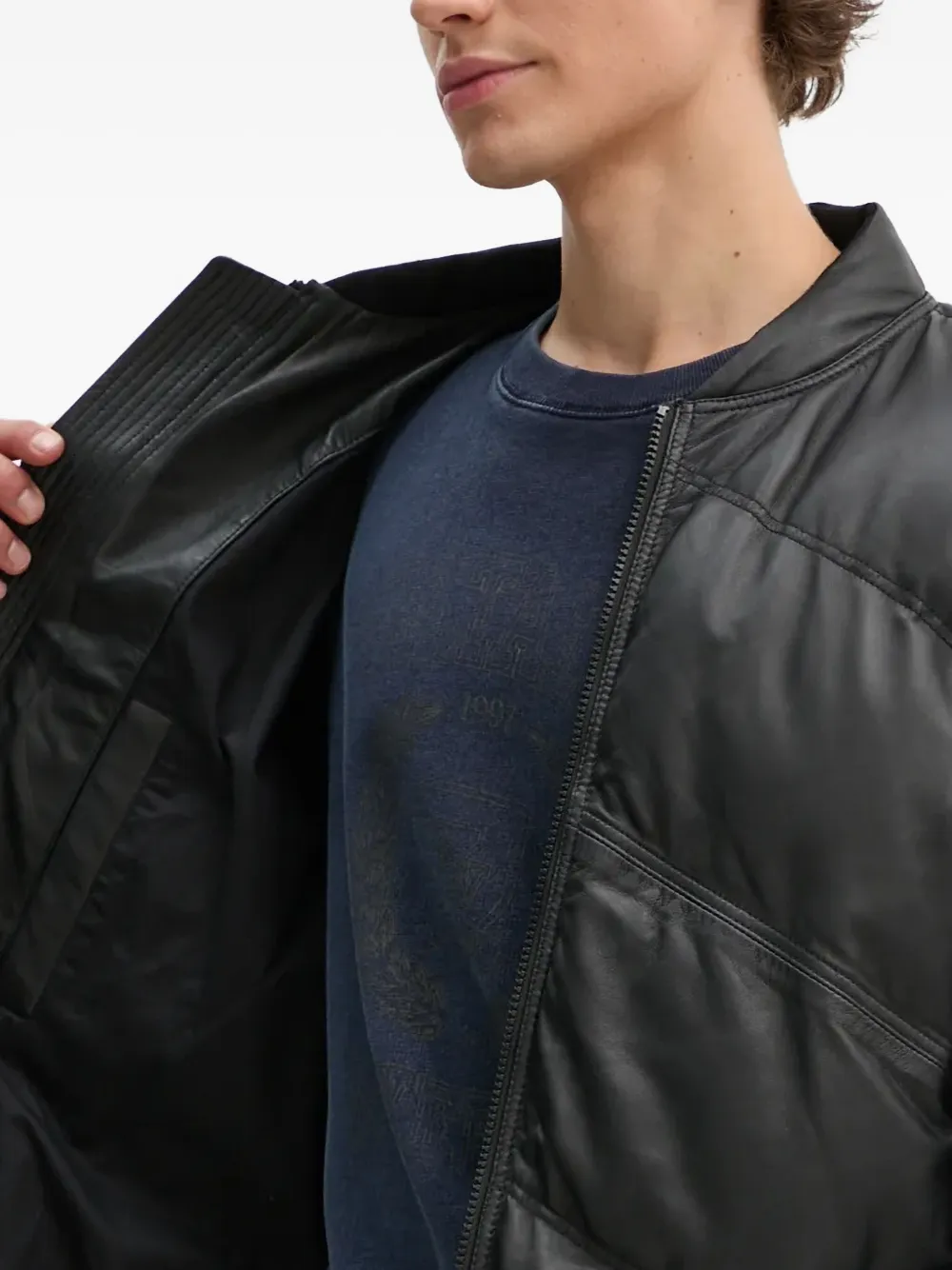 Zadig&Voltaire Leren jack Zwart