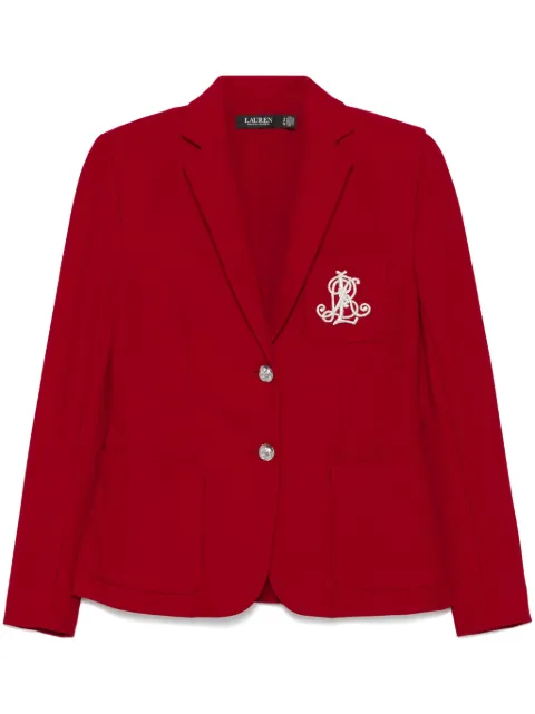 Lauren Ralph Lauren logo-patch blazer