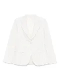 P.A.R.O.S.H. pinstriped blazer - White
