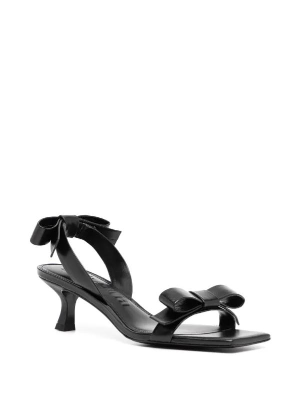 Cult Gaia 50mm Tyla Sandals | Black | FARFETCH