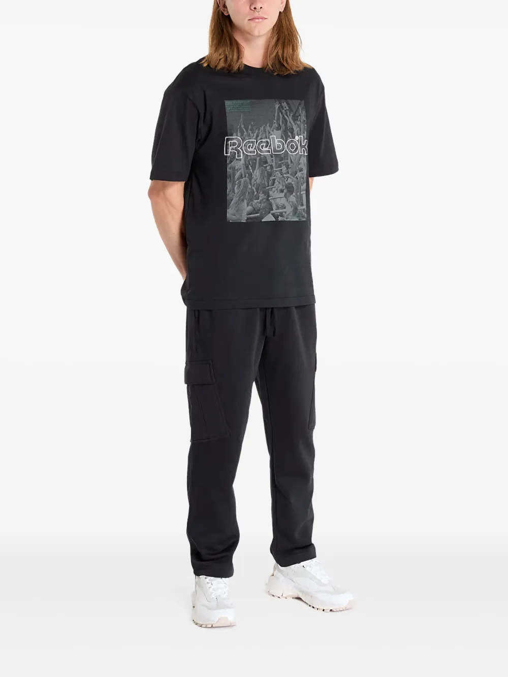 Reebok logo-appliqué track pants | Sweatpants | Image 2