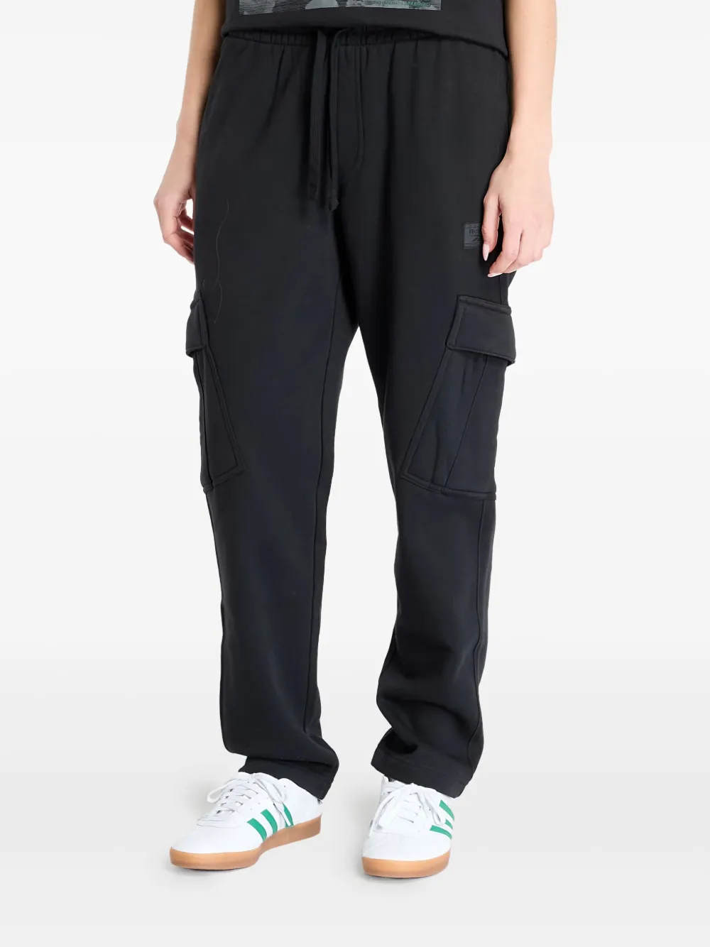 Reebok Trainingsbroek met logoprint Zwart