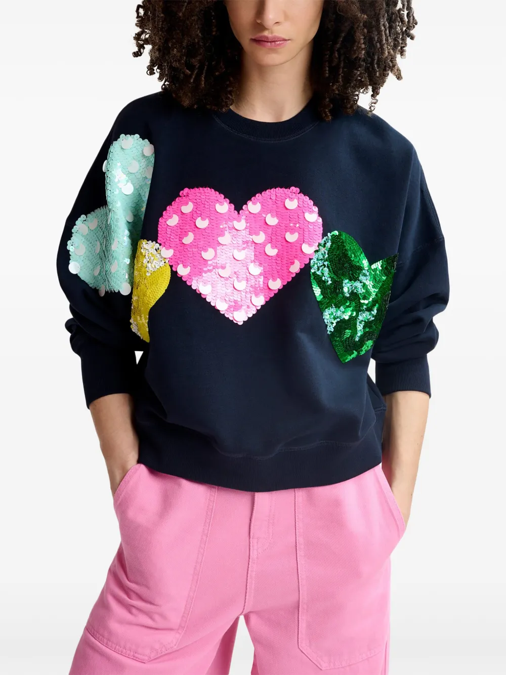 Essentiel Antwerp Hacoeur sweater Blauw