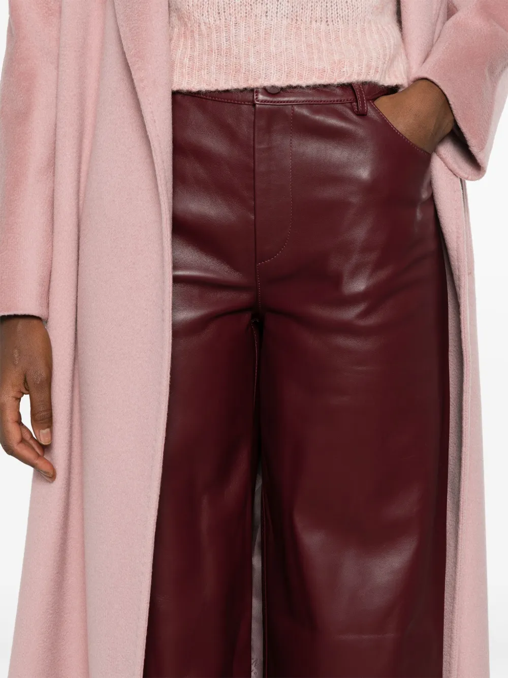 Loulou Studio Figari Trousers In 红色