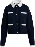 Essentiel Antwerp Haurel knitted jacket - Blue