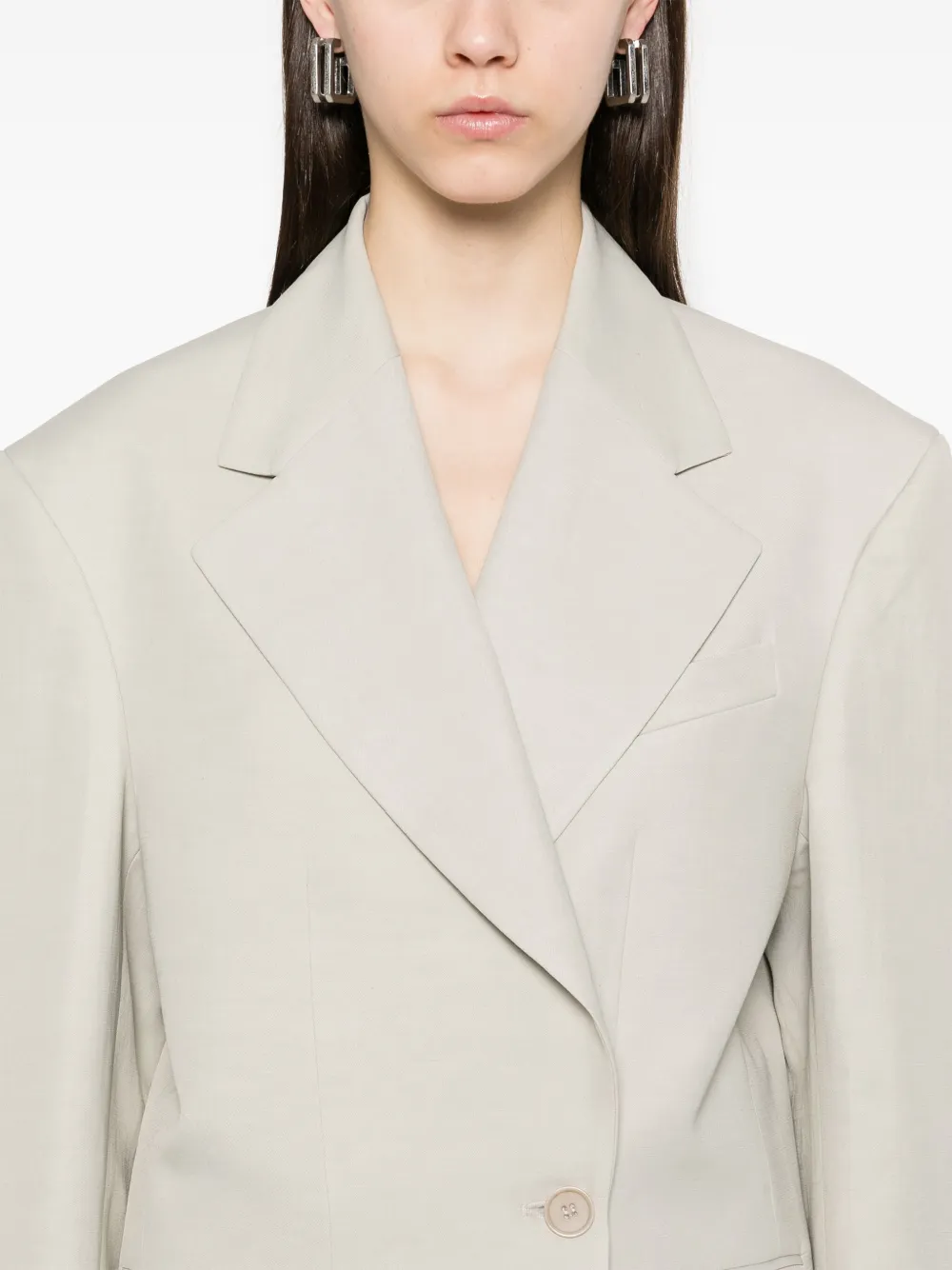 P.A.R.O.S.H. Raisa blazer Grijs