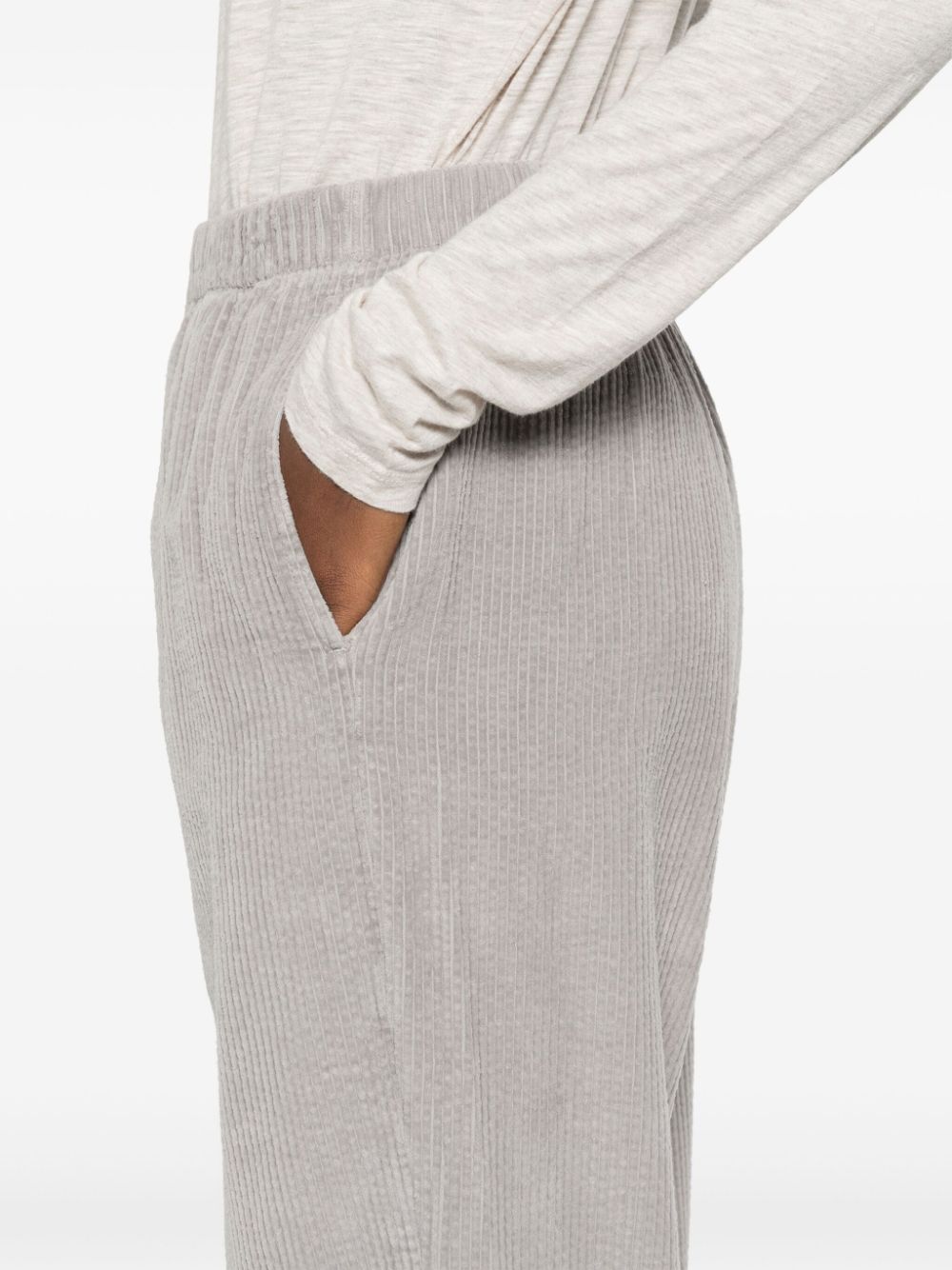 Shop American Vintage Padow Trousers In Grey