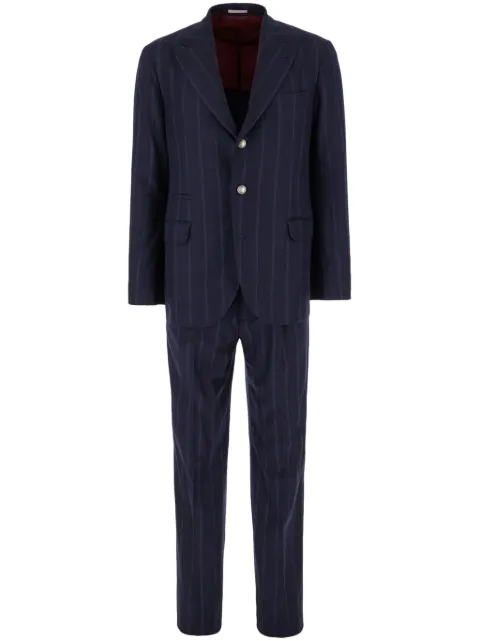 Brunello Cucinelli striped suit Men