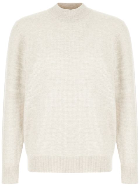 Brunello Cucinelli waffle-knit sweater Men