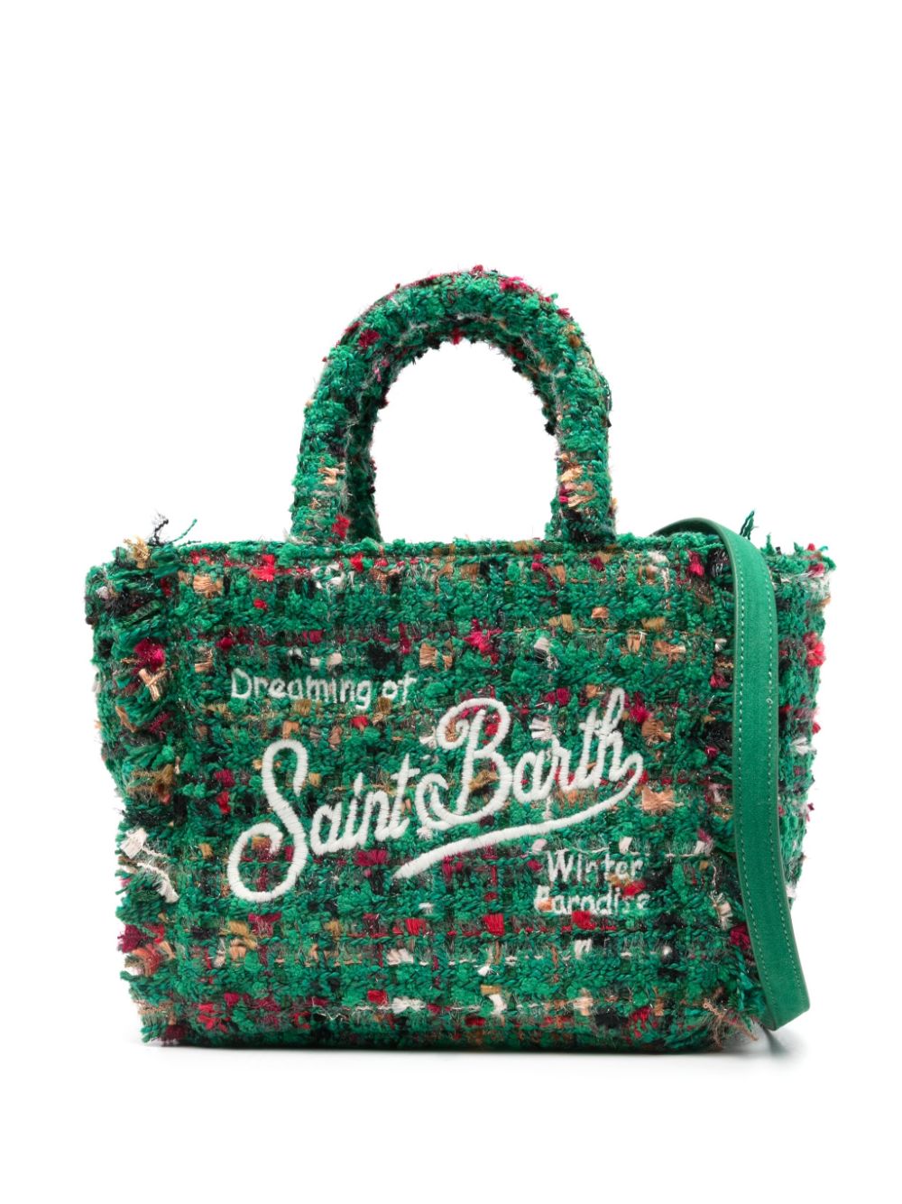 MC2 Saint Barth Kleine Vanity shopper Groen