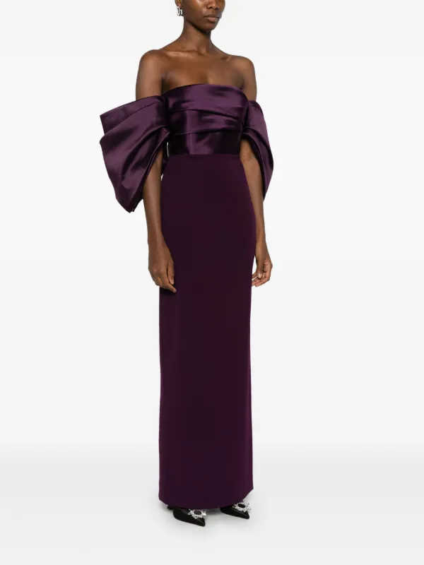 ワンピース Solace London ARLA MAXI DRESS Solace London Arla Maxi Dress | Purple | FARFETCH