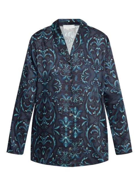 Hanro camisa de pijama con estampado gráfico
