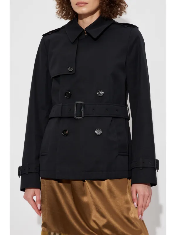 BURBERRY ダブルブレストトレンチジャケット Burberry ダブルブレスト トレンチジャケット | ブラック