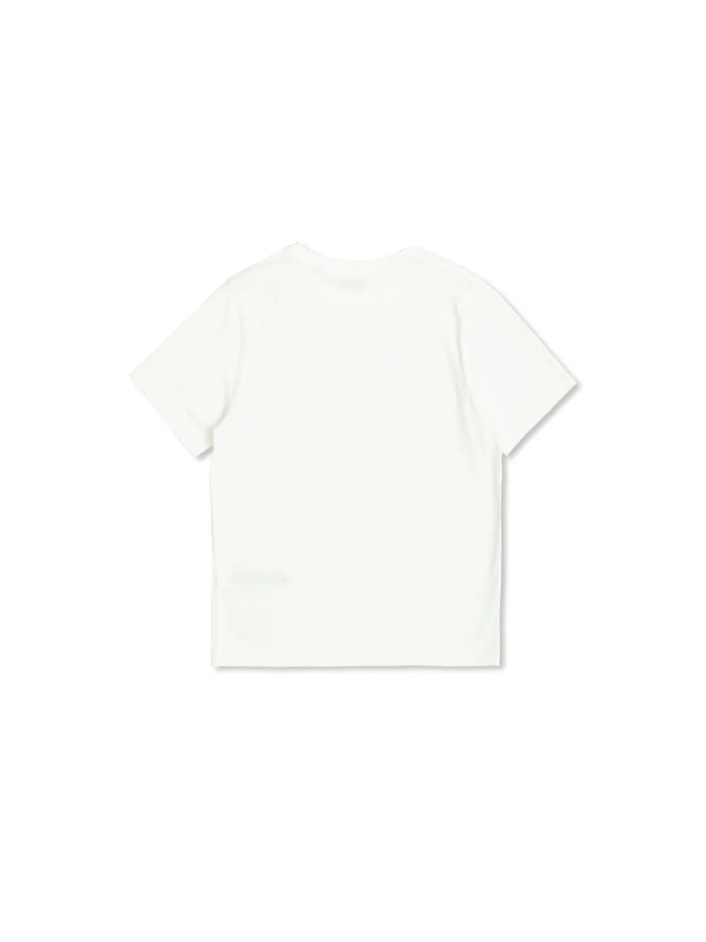 burberrykids Burberry Kids Geruit katoenen T-shirt - Wit