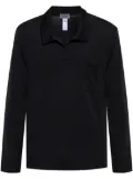 Hanro long-sleeve polo shirt - Black