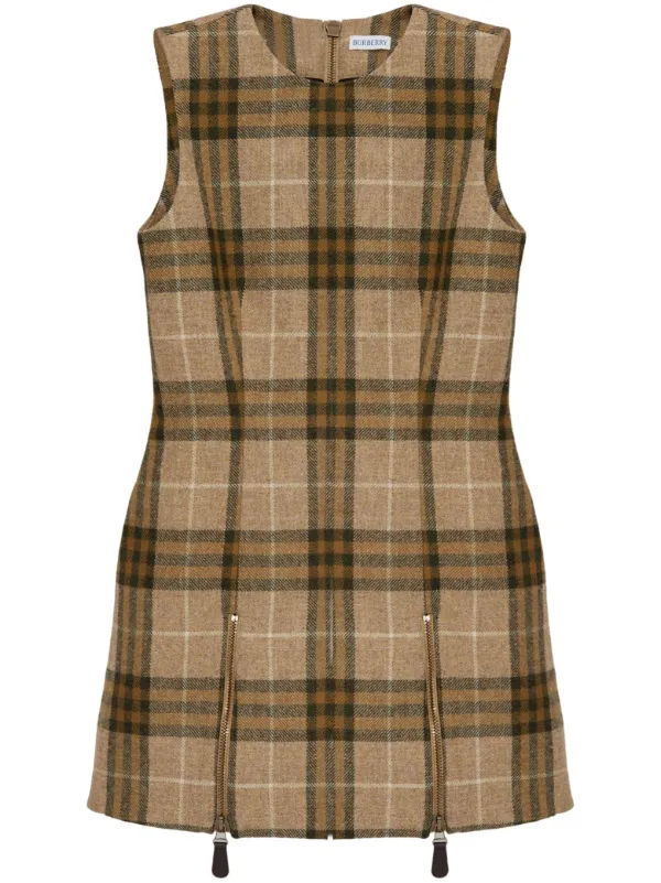 ANDMARY】Becky check mini dress