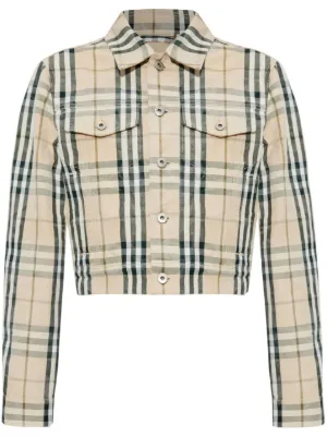 Burberry（バーバリー）ウィメンズ クロップドジャケット - FARFETCH