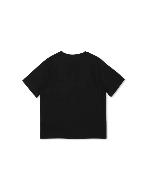 Burberry Kids Cotton T-shirt | Black | FARFETCH GE