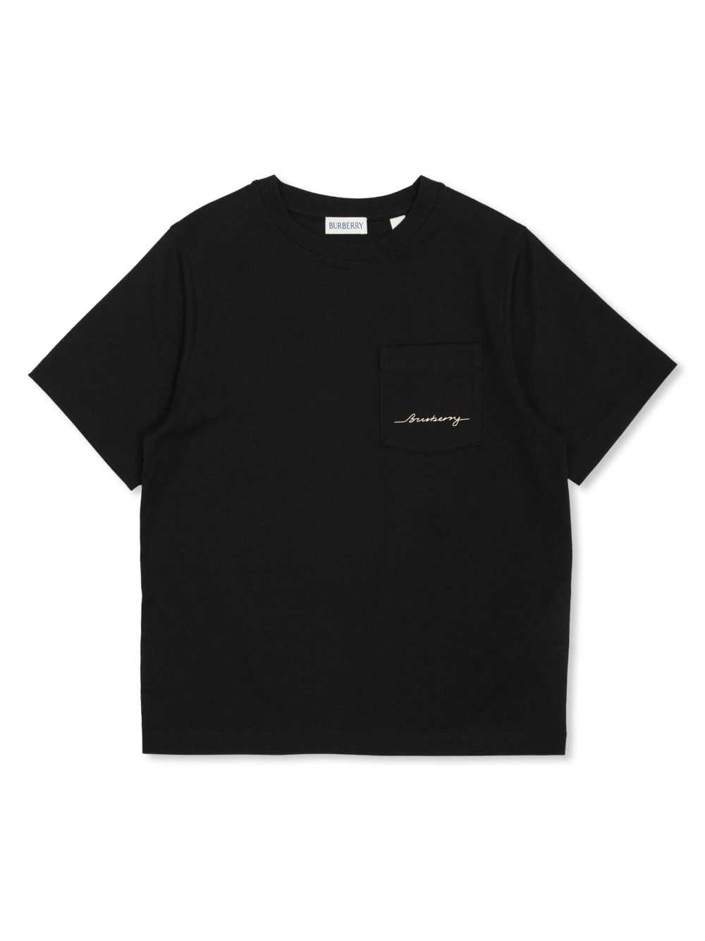 Burberry Kids cotton T-shirt - Black