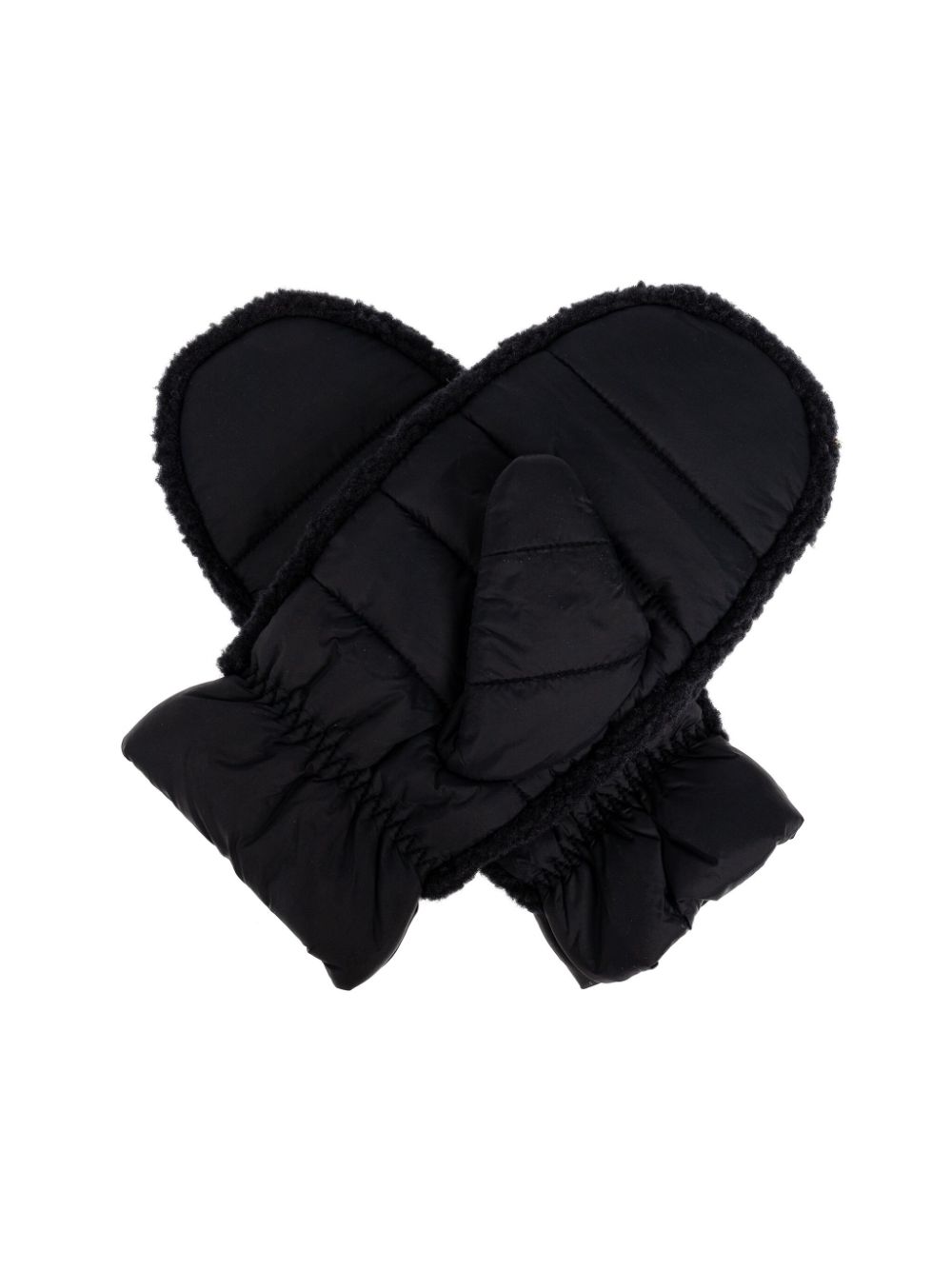 Shop Ugg Fluff Gloves In Schwarz