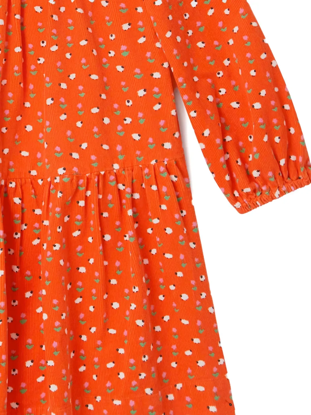 Stella McCartney Kids Jurk met bloemenprint Rood
