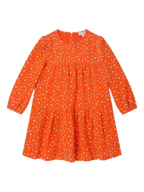 Stella McCartney Kids vestido a capas con estampado floral