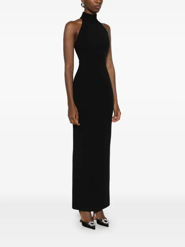 Solace London Inaya マキシドレス | ブラック | FARFETCH JP