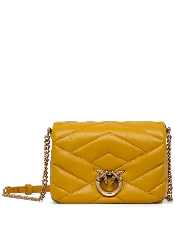 PINKO Love Click ショルダーバッグ | イエロー | FARFETCH JP
