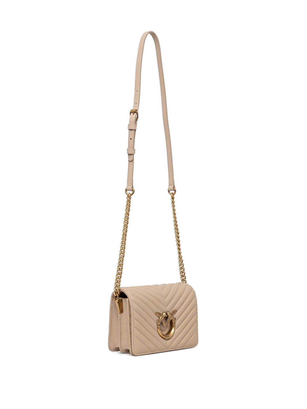 PINKO mini Love Click cross body bag - Bruin