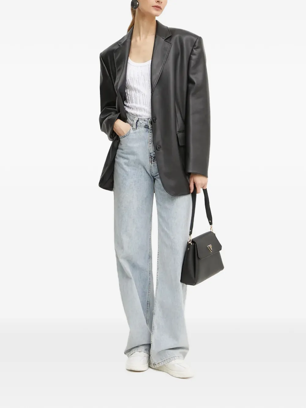 Pinko Sequin-embellished Tank Top In White