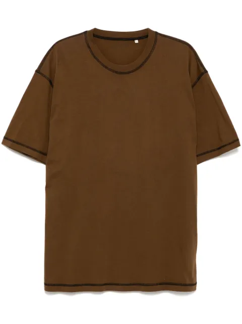 Sunflower T-shirt med kontrastsyning og logo