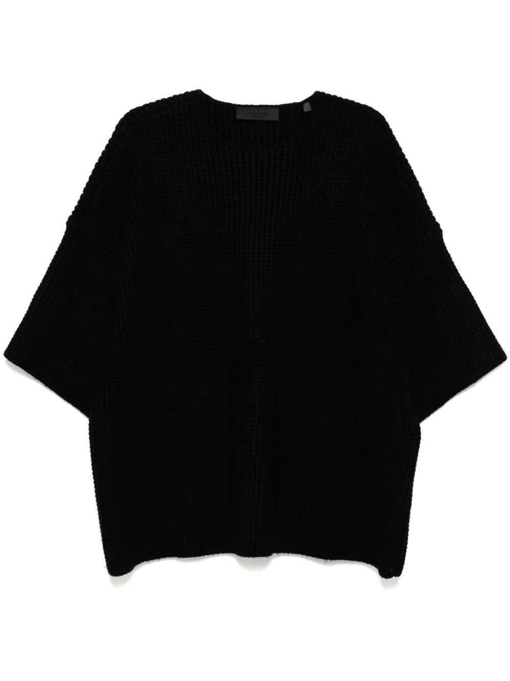 FEAR OF GOD ESSENTIALS heavy waffle short sleeve sweater Men