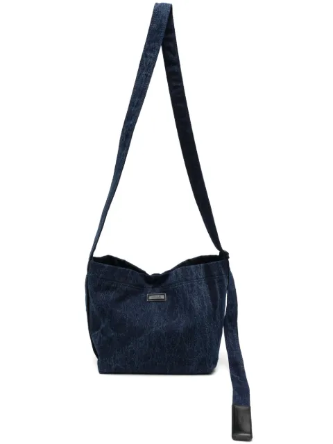 Juun.J denim cross shoulder bag