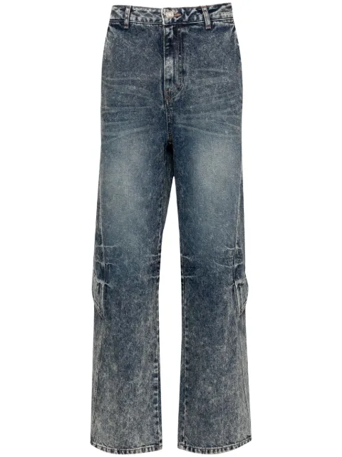 Juun.J jeans rectos con efecto lavado