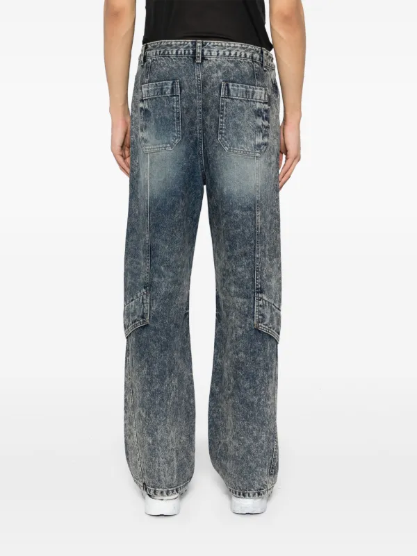 Washed straight-leg Jeans Blue FARFETCH UK