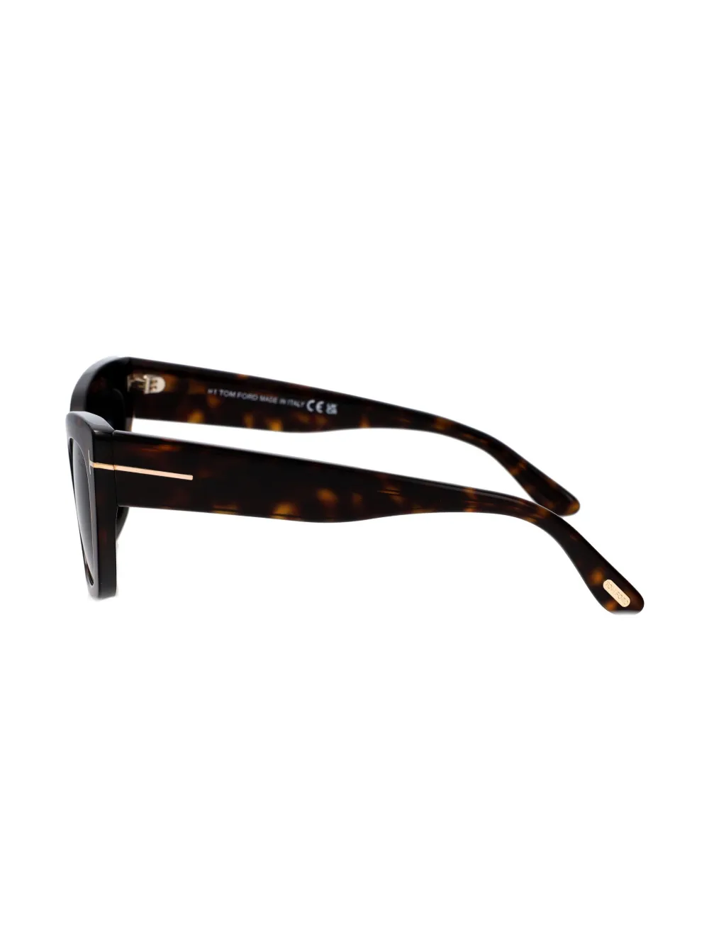 TOM FORD Eyewear Zonnebril met piloten montuur Bruin