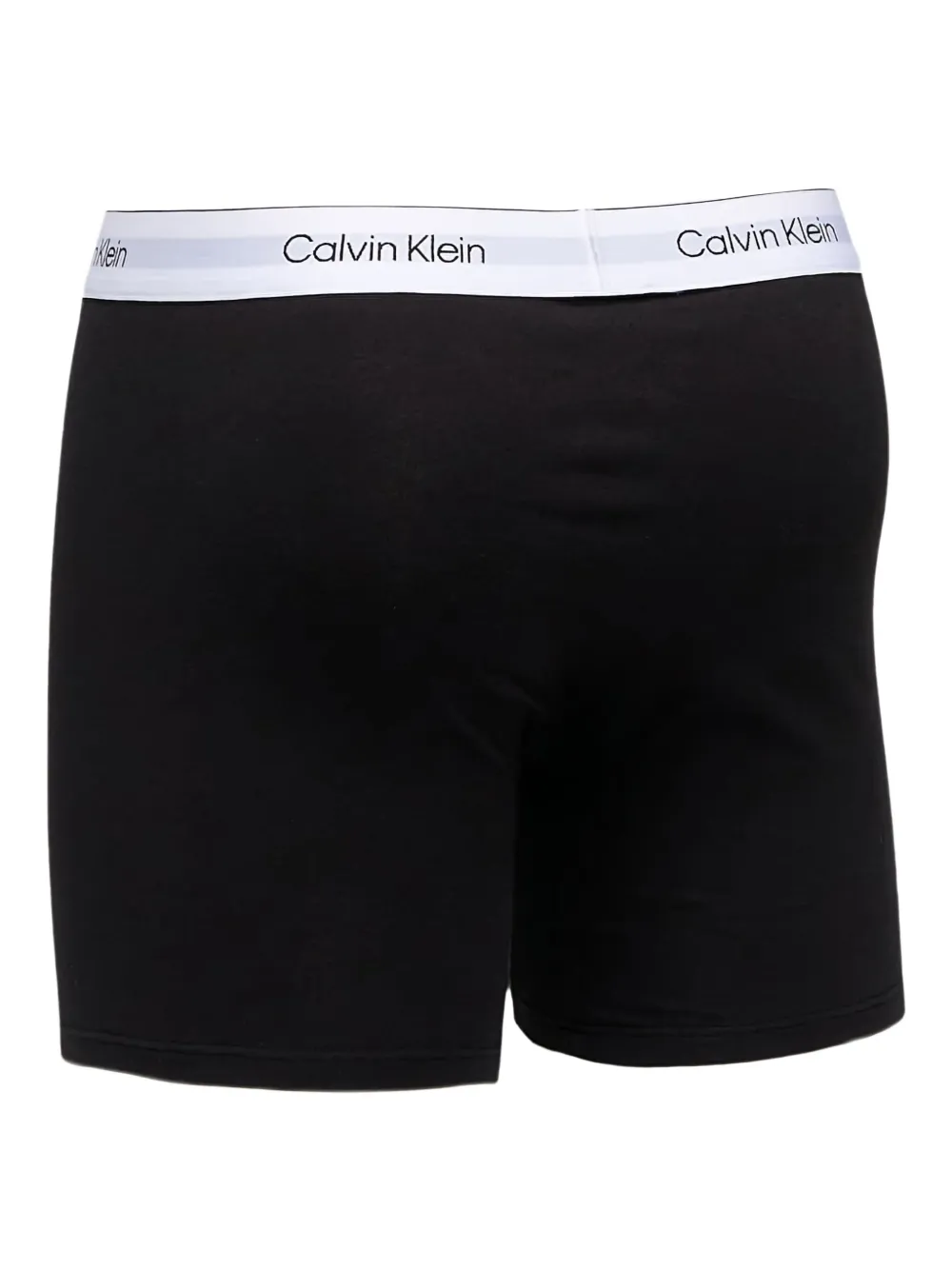 Calvin Klein Drie boxershorts met logoband Zwart