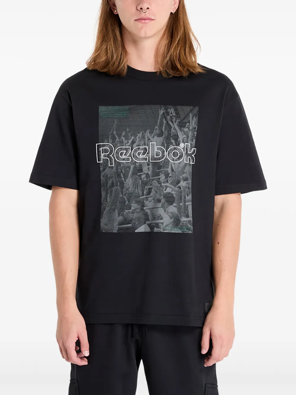 Reebok playera con logo estampado | negro | Image 1